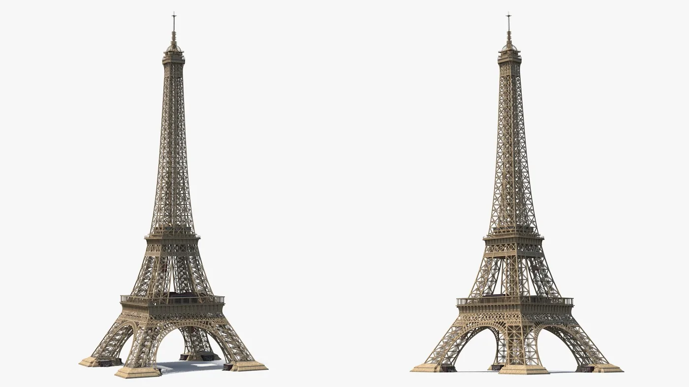 Eiffel Tower 3D Model
