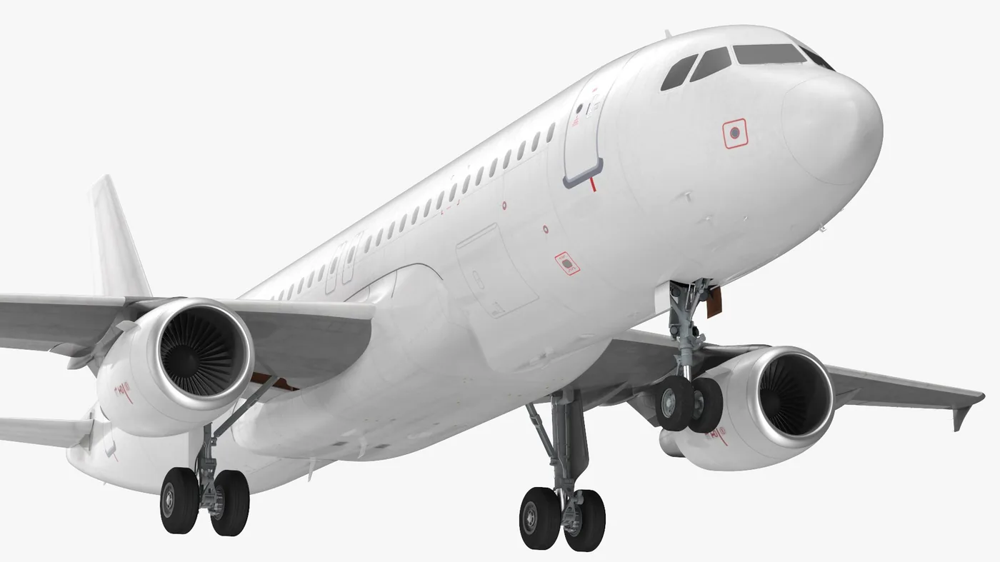 Airbus A320 Generic 3D Model