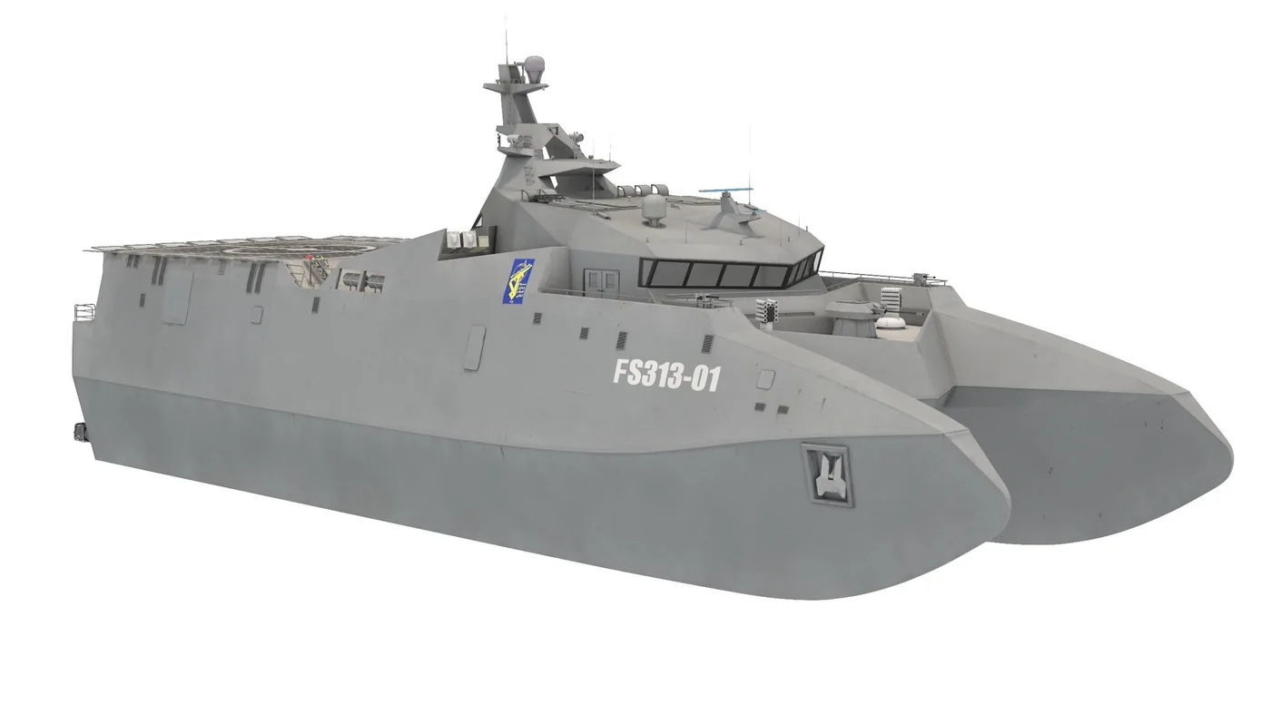 Iranian Corvette Shahid Soleimani 3D Model
