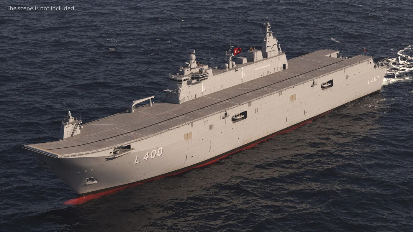 TCG Anadolu L400 3D Model