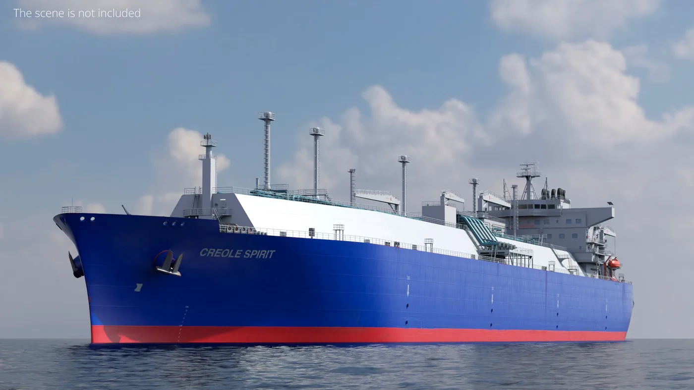 Creole Spirit LNG Tanker 3D Model