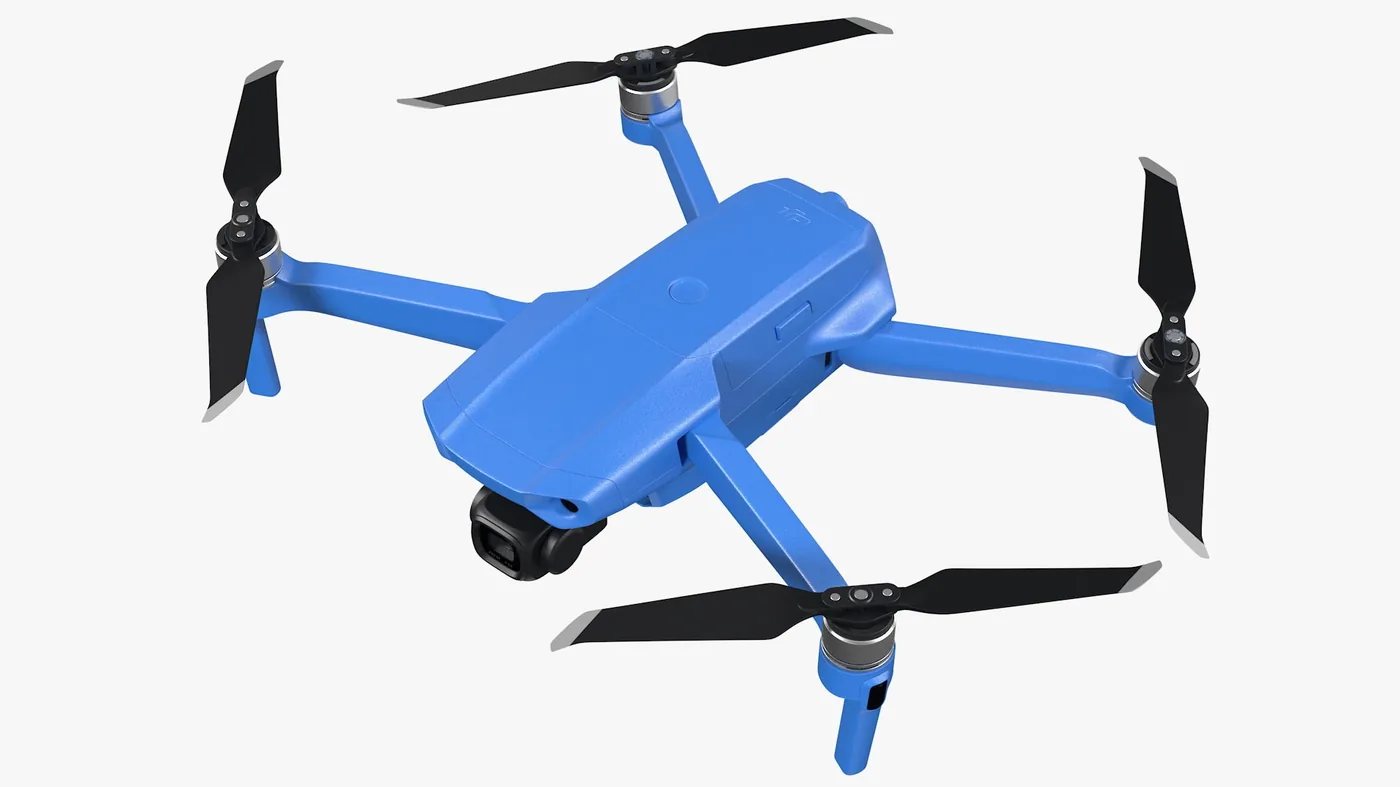 Drone Quadcopter UAV with Camera 3D Model