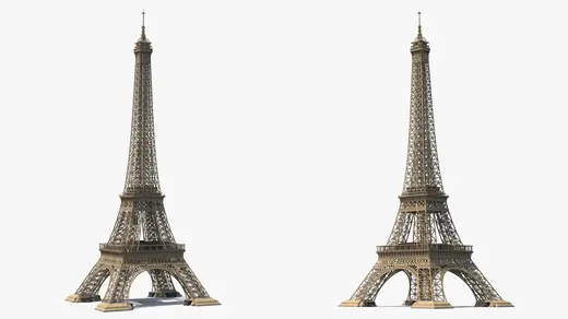Eiffel Tower 3D Model