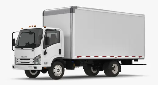 Box Truck Isuzu NPR 2018 3D Model