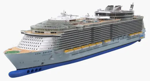Oasis Class Cruise Ship Oasis of The Seas 3D Model