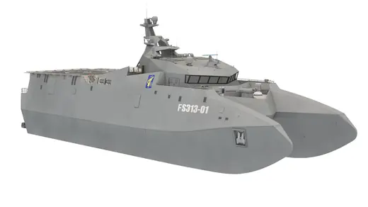Iranian Corvette Shahid Soleimani 3D Model