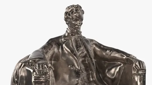 Bronze Tabletop Statue of President Lincoln 3D Model