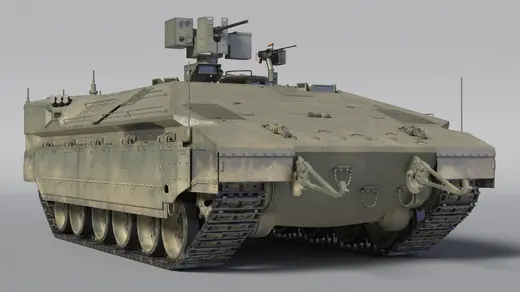 IDF Namer Armored Infantry Carrier Dirty 3D Model