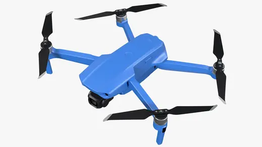 Drone Quadcopter UAV with Camera 3D Model